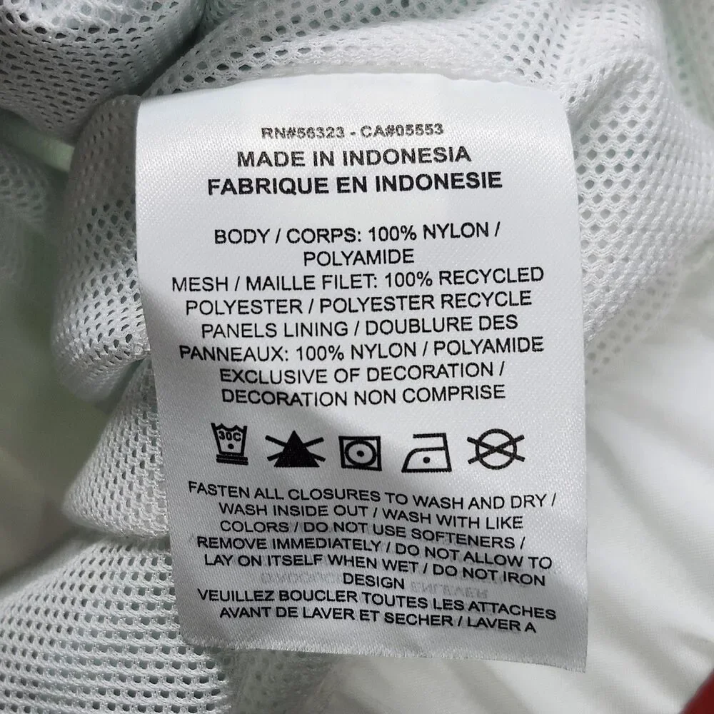 Nike Women's Woven Windbreaker Full Zip Jacket (White/Multi) CZ9115-100